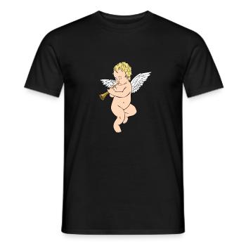 Ange musical - T-shirt homme - noir - Devant - AI Model Male 178 light (178cm)