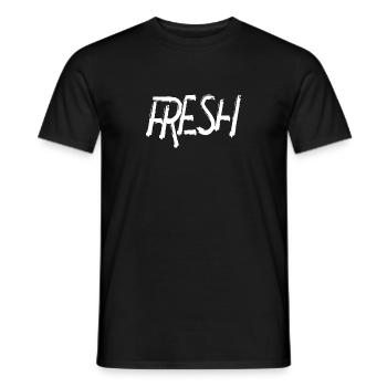 Fresh cool funny funny summer summer saying - Men's T-Shirt - black - Front - AI Model Male 178 light (178cm)