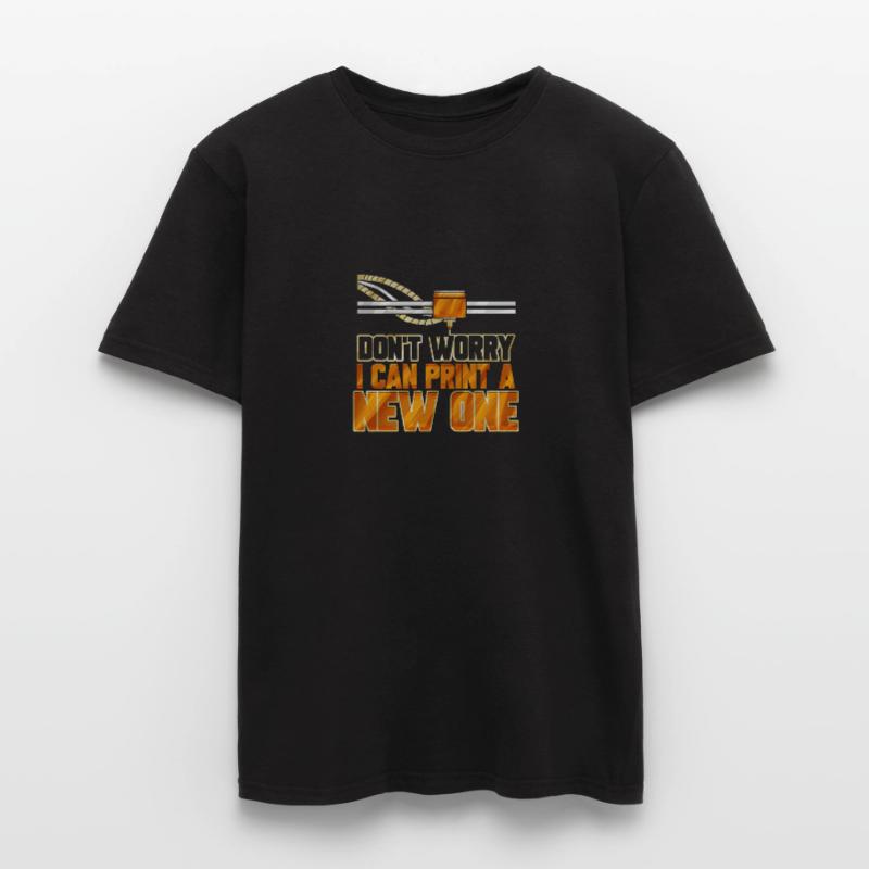 3D Nerd 3D Printer Don't Worry Technology Printer Men's T-Shirt