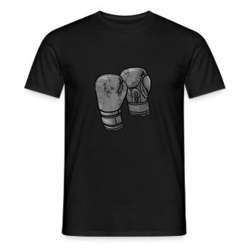 Boxing gloves boxer boxing boxing gift - Men's T-Shirt - black - Front - AI Model Male 178 light (178cm)
