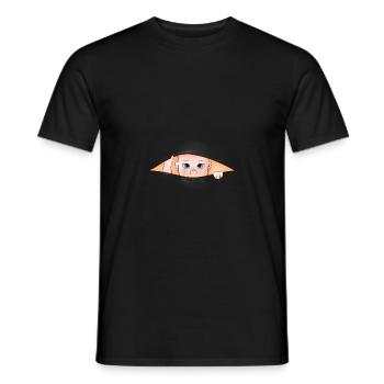 Maman bébé grossesse enceinte mère naissance - T-shirt homme - noir - Devant - AI Model Male 178 light (178cm)