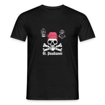 st paulian st pauli design - T-shirt homme - noir - Devant - AI Model Male 178 light (178cm)