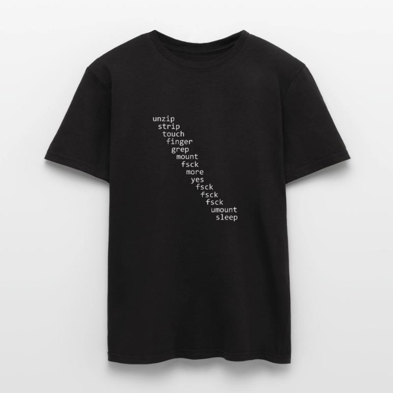 Unix Linux Programmer Sys Admin Sexy Shell Script T-shirt homme