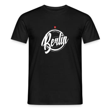 Conception de fan de football de Berlin pour les Berlinois - T-shirt homme - noir - Devant - AI Model Male 178 light (178cm)