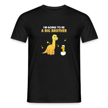 Frères et sœurs frère Brothersaurus I cadeau - T-shirt homme - noir - Devant - AI Model Male 178 light (178cm)