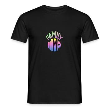 Zeit für die Familie - Männer T-Shirt - Schwarz - Vorne - AI Model Male 178 light (178cm)
