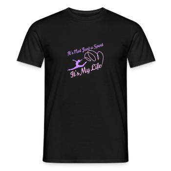 Gymnaste gymnaste gymnaste gymnastique drôle disant gymnaste - T-shirt homme - noir - Devant - AI Model Male 178 light (178cm)