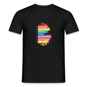 Teacher Desing - Männer T-Shirt - Schwarz - Vorne - AI Model Male 178 light (178cm)