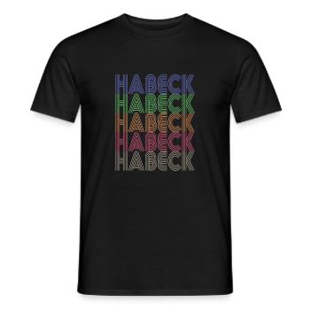 Habeck Green Alliance election 2021 Federal Chancellor AFD - Men's T-Shirt - black - Front - AI Model Male 178 light (178cm)