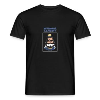 Wanna Clash Arena Royale Clans - Men's T-Shirt - black - Front - AI Model Male 178 light (178cm)