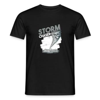 Storm Chaser Tornado T-Shirt - T-shirt homme - noir - Devant - AI Model Male 178 light (178cm)