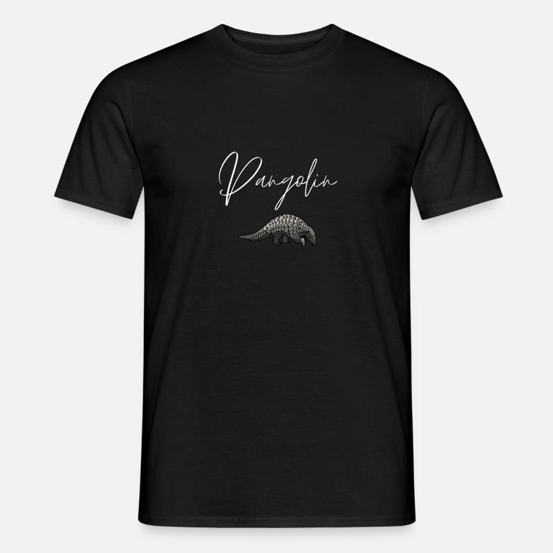 Pangolin Geschenk - Männer T-Shirt - Schwarz