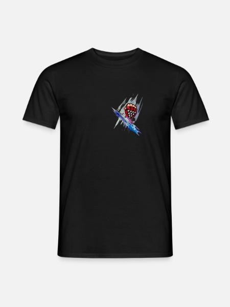 fighter glove art - Men's T-Shirt - black