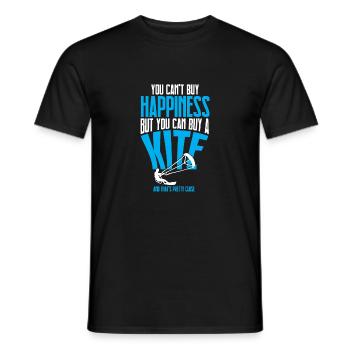 kite kitesurfer kitesurf kite kitesurf - T-shirt homme - noir - Devant - AI Model Male 178 light (178cm)