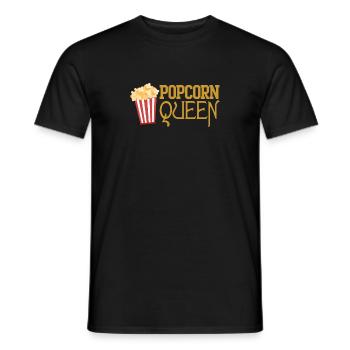 Bon à entendre pour être appelé Poppin' Popcorn Quee - T-shirt homme - noir - Devant - AI Model Male 178 light (178cm)