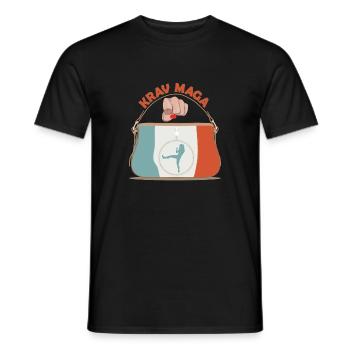 Krav Maga Arts Martiaux Filles Femmes - T-shirt homme - noir - Devant - AI Model Male 178 light (178cm)