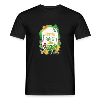JARDIN CHEF - T-shirt homme - noir - Devant - AI Model Male 178 light (178cm)