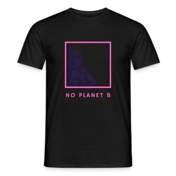 No Planet B - Umweltschutz - Männer T-Shirt - Schwarz - Vorne - AI Model Male 178 light (178cm)