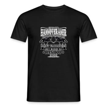 Pferd, Pferdezucht, Hannoveraner - Männer T-Shirt - Schwarz - Vorne - AI Model Male 178 light (178cm)