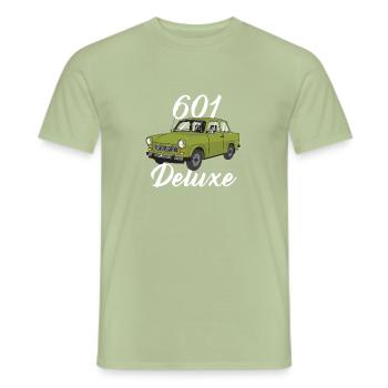 deluxe 601 - Männer T-Shirt - Sage - Vorne - AI Model Male 178 light (178cm)
