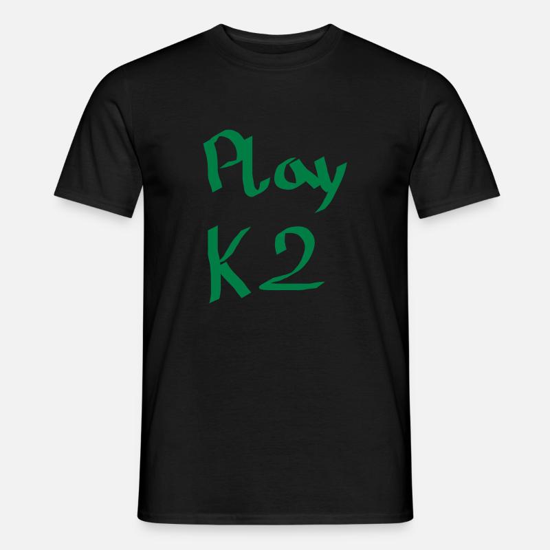 K2 - Männer T-Shirt - Schwarz