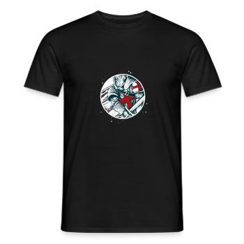 Chevalier Templier Guerrier Chevaliers - T-shirt homme - noir - Devant - AI Model Male 178 light (178cm)