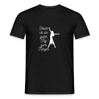 Heute ist ein guter Tag zum Tanzen - Männer T-Shirt - Schwarz - Vorne - AI Model Male 178 light (178cm)