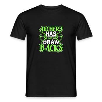 Archery - Archery and Bow Hunting - Männer T-Shirt - Schwarz - Vorne - AI Model Male 178 light (178cm)