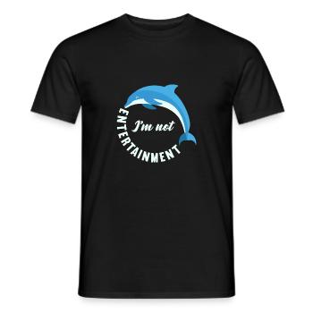 Ich Bin Keine Unterhaltung Tierrechte - Männer T-Shirt - Schwarz - Vorne - AI Model Male 178 light (178cm)