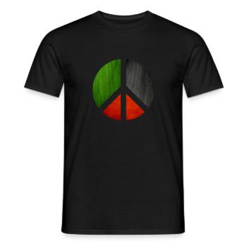 Palestine Peace Fun Cadeau - T-shirt homme - noir - Devant - AI Model Male 178 light (178cm)
