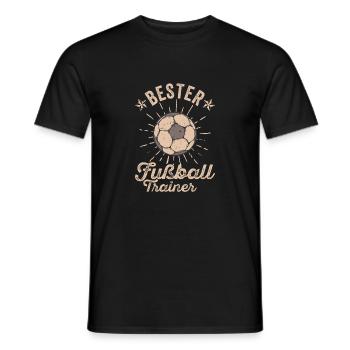 Bester Fußball Trainer - Männer T-Shirt - Schwarz - Vorne - AI Model Male 178 light (178cm)