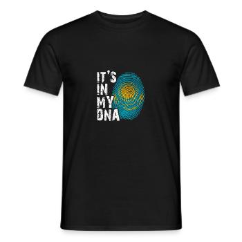 It's in my DNA Kazakhstan Kasachstan - Männer T-Shirt - Schwarz - Vorne - AI Model Male 178 light (178cm)