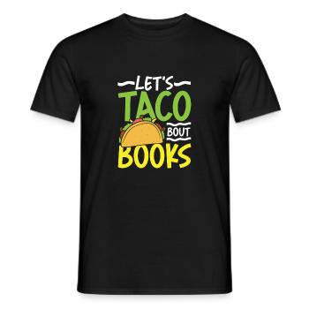 Taco Bout Livres - T-shirt homme - noir - Devant - AI Model Male 178 light (178cm)