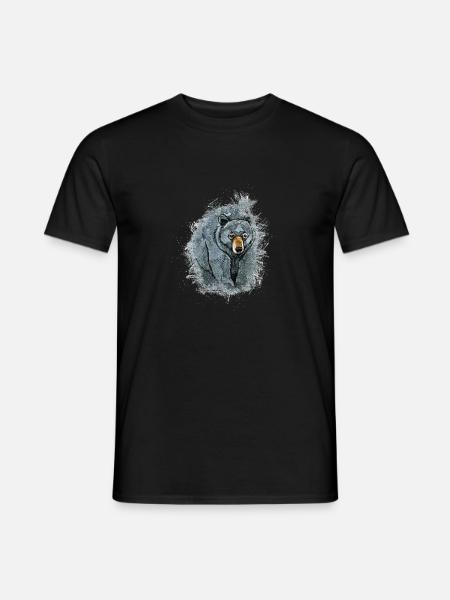 American black bear - Men's T-Shirt - black