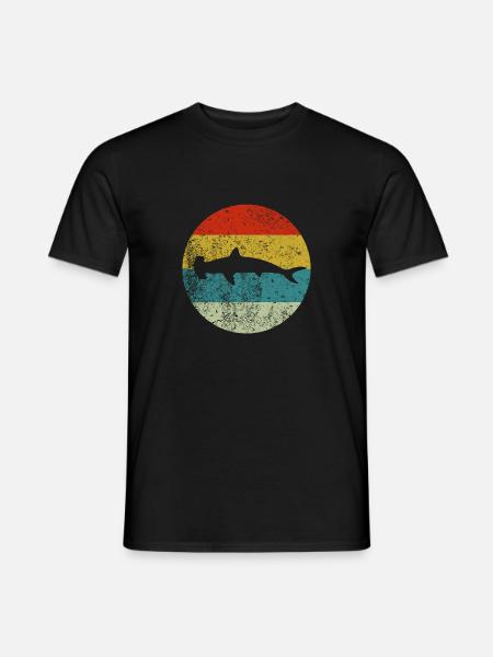 Hammerhai - Männer T-Shirt - Schwarz
