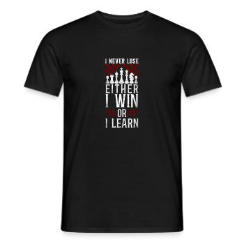 Chess Player Chess Piece Vintage I - Männer T-Shirt - Schwarz - Vorne - AI Model Male 178 light (178cm)