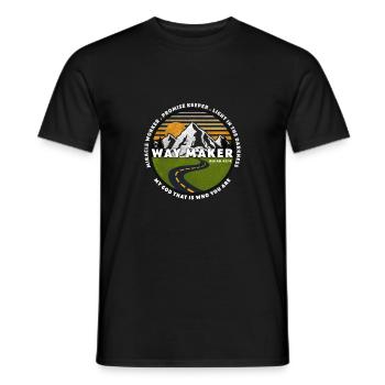Way Maker Miracle Worker Promise Keeper - Men's T-Shirt - black - Front - AI Model Male 178 light (178cm)
