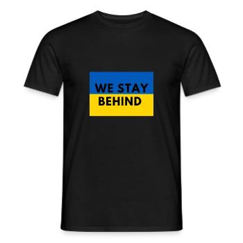 Ukraine War | Peace - Men's T-Shirt - black - Front - AI Model Male 178 light (178cm)
