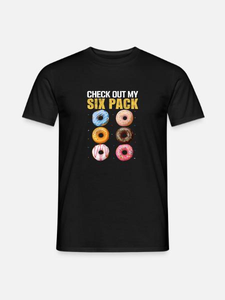 Découvrez My Six Pack Donuts - T-shirt homme - noir
