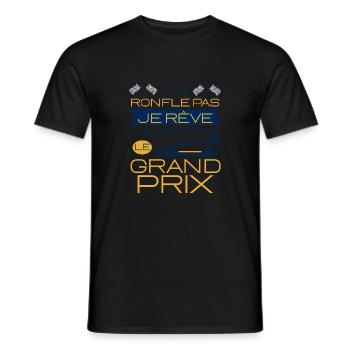 Cadeau humour grand prix course de voiture homme - T-shirt homme - noir - Devant - AI Model Male 178 light (178cm)