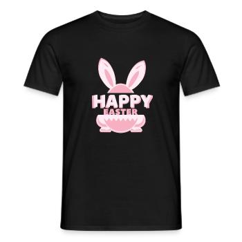 Frohe Ostern - Männer T-Shirt - Schwarz - Vorne - AI Model Male 178 light (178cm)