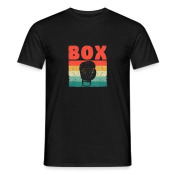 Boxing Glove Funny Boxing Gloves Boxer Fighting - Men's T-Shirt - black - Front - AI Model Male 178 light (178cm)