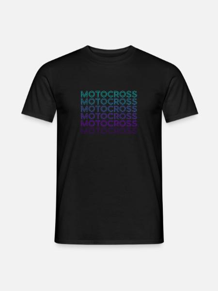 Motocross Retro - Men's T-Shirt - black