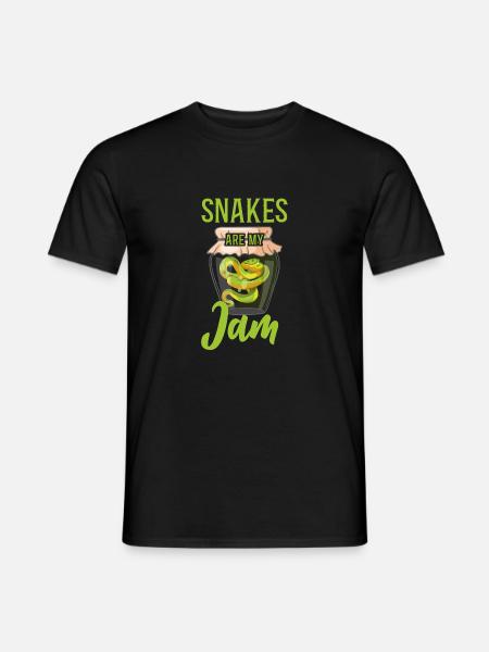 Serpent Serpent Serpent Les Serpents Sont Ma Confiture - T-shirt homme - noir