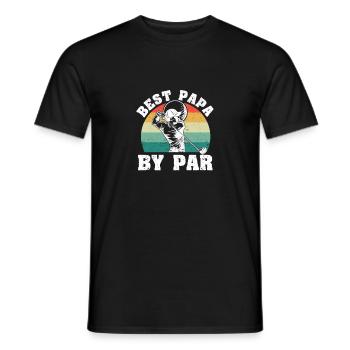 Drôle fête des pères Golfeur Grand-père Meilleur père - T-shirt homme - noir - Devant - AI Model Male 178 light (178cm)