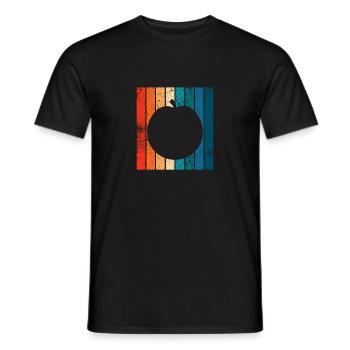 Apricot Fruit Lover Retro Veggie Diet Idée cadeau - T-shirt homme - noir - Devant - AI Model Male 178 light (178cm)