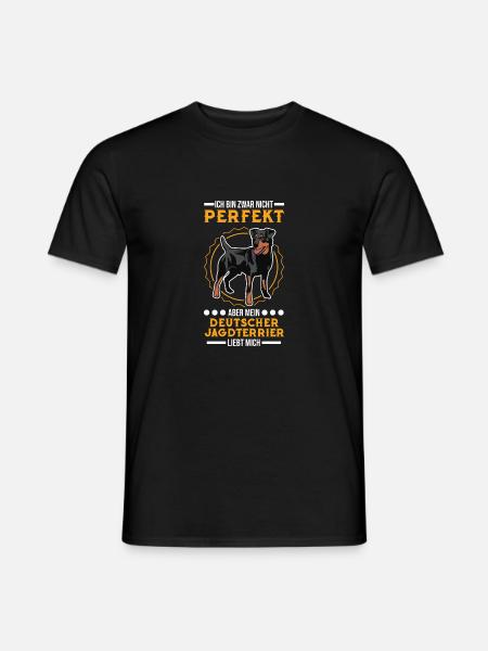 Deutscher Jagdterrier Geschenk - Männer T-Shirt - Schwarz