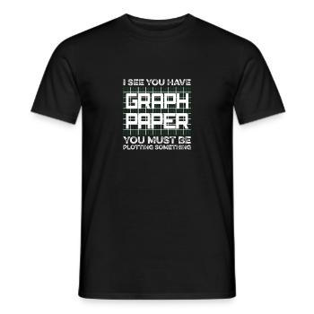 Lustige Mathematik Kunst Mathematik Student Mathe Lover Cool - Männer T-Shirt - Schwarz - Vorne - AI Model Male 178 light (178cm)