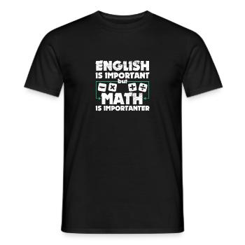 Lustige Mathematik Kunst Student Wortspiel Mathematik Liebhaber Spaß - Männer T-Shirt - Schwarz - Vorne - AI Model Male 178 light (178cm)