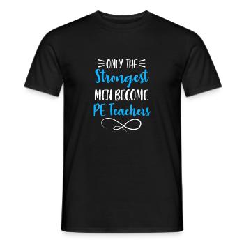 PE Teacher Appreciation Physical Education Coach - Men's T-Shirt - black - Front - AI Model Male 178 light (178cm)